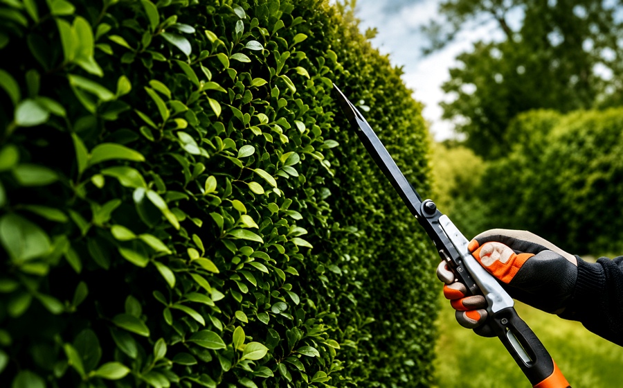 Hedge trimming