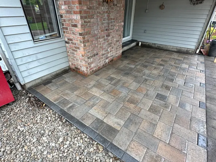 Paver Patio by Twins Lawn Service